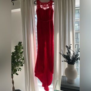 PRONOVIAS Barcelona- red cocktail gown